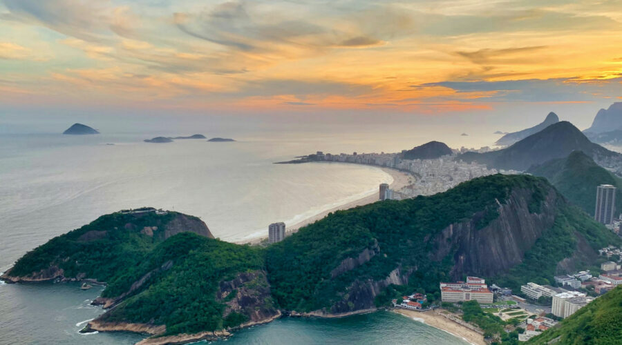 Panorama de la baie de Rio de Janeiro