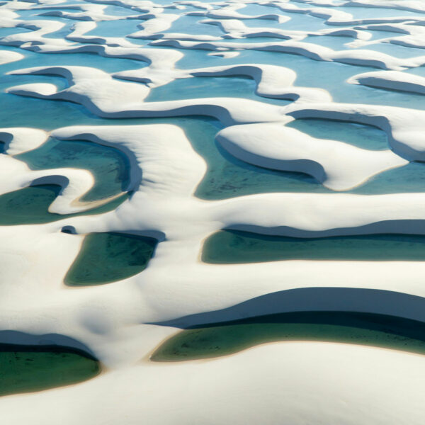 Dunes et lagunes du parc national des Lençóis Maranhenses dans l'état du Maranhão